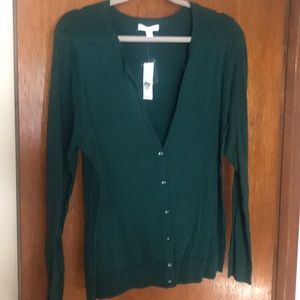 Gorgeous green cardigan XL